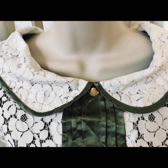 White Lace 3/4 Sleeve Top - Picture 2 of 7